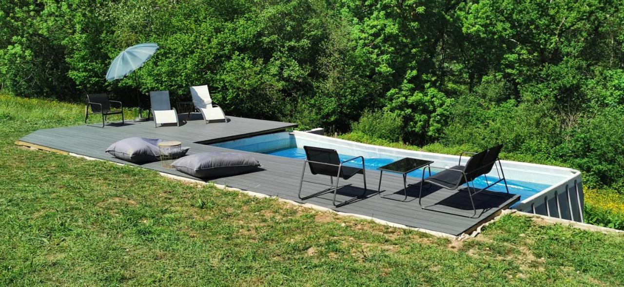 Domaine Lvd Avec Spa, Bois Et Riviere Privee La Bloutiere Eksteriør billede